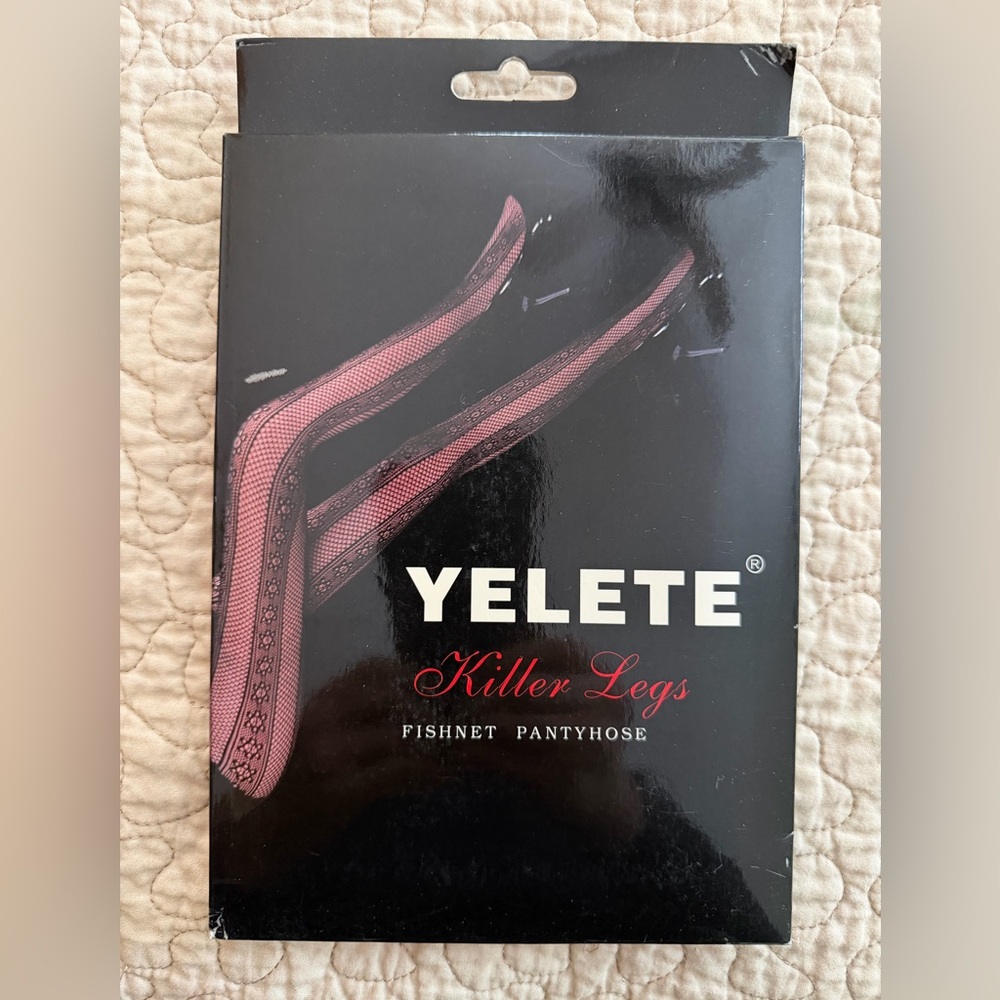 Yelete Killer Legs black Fishnet Pantyhose